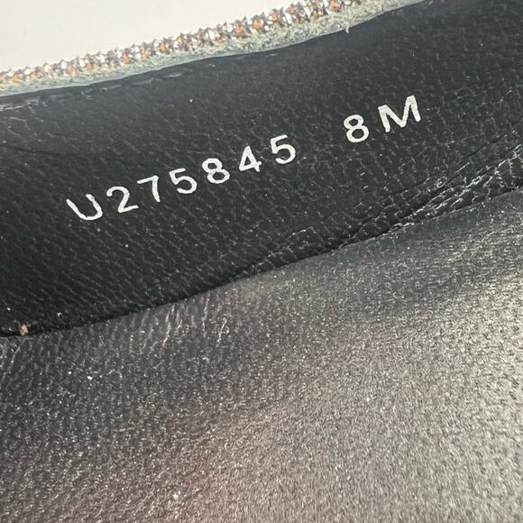 Stuart Weitzman Anna wedge heels iridescent metallic shimmer sz 8 - Picture 6 of 7